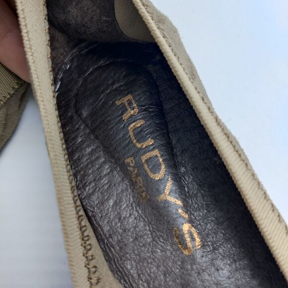 Rudy's paris Ballet Flat Super Soft Suede Sz 38 - Picture 3 of 9